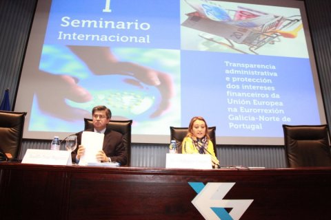  O rol do Tribunal de Contas Europeo no control dos fondos p&uacute;blicos da Uni&oacute;n Europea  - I Seminario sobre transparencia administrativa e protección dos intereses financeiros da U.E. na Eurorrexión Galicia-Norte de Portugal, cofinanciado pola Comisión Europea marco programa Hércules II